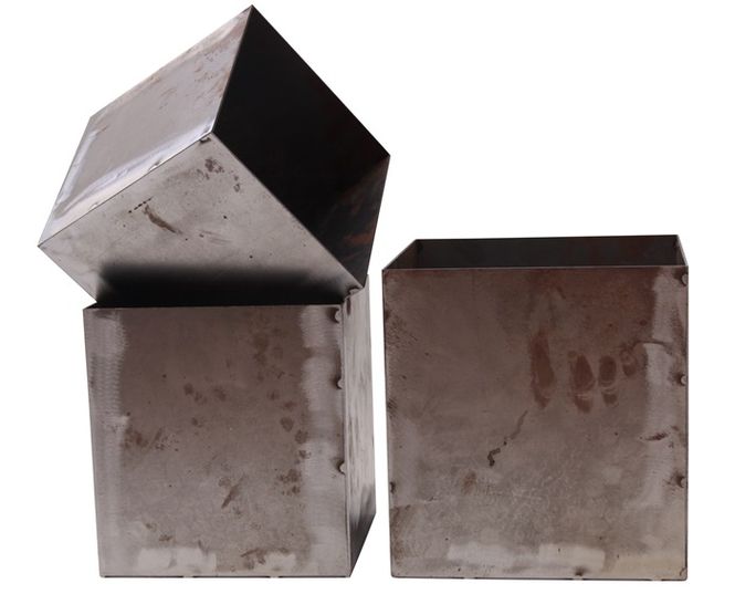 Hovedbilde Potteskjuler i blikk - 15x15x16 | ELDGARDEN