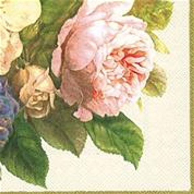 Hovedbilde Fairy Rose Champange, lunsjservietter, V&A - ...