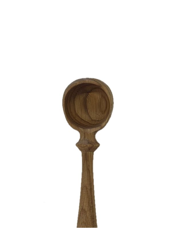 Måleskje i Eik 19cm