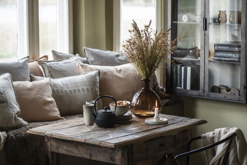 Putetrekk i Lin - Lin 50x50 | Ib Laursen