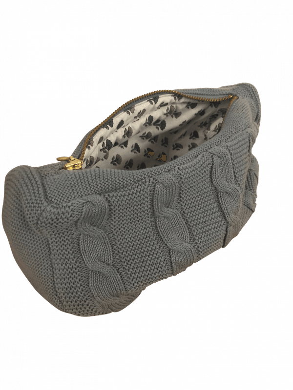 Tote strikket clutch - Griffin Grey| By LOHN