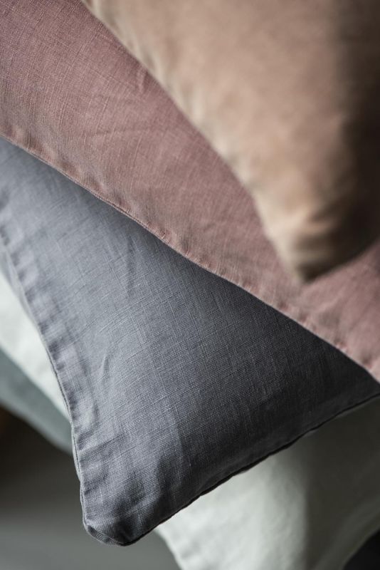 Putetrekk i Lin - Purple Ash 50x70cm | Ib Laursen