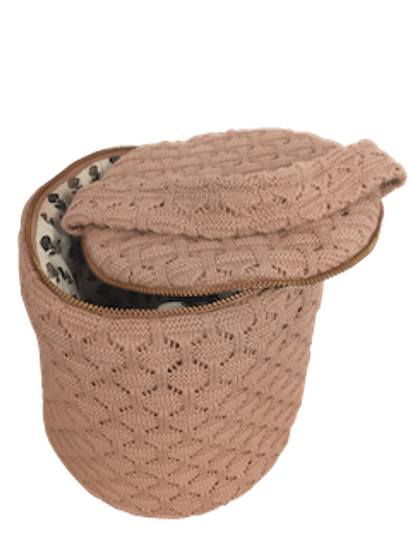 Rund Toalettveske - W Iron| By LOHN