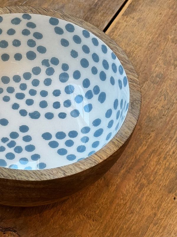 Wood Blue love Palma small