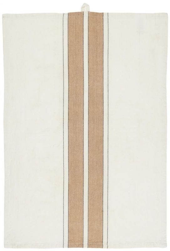 Kjøkkenhåndkle med creme striper | IB Laursen